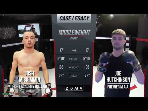 Josh Miskimmin vs Joe Hutchinson - Cage Legacy 13
