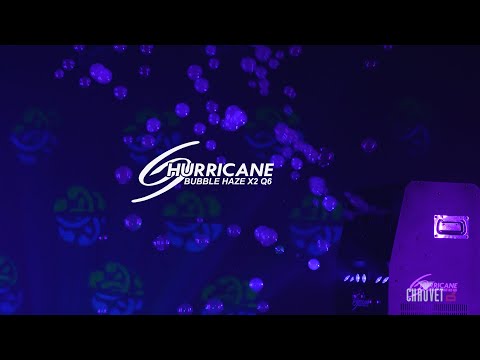 Hurricane Bubble Haze X2 Q6 by CHAUVET DJ
