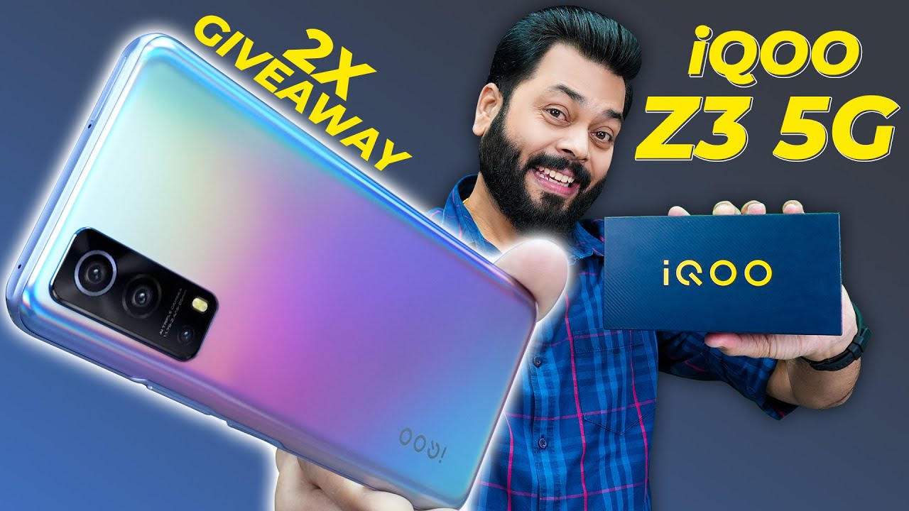 iQOO Z3 5G Unboxing And First Impressions | 2X Giveaway ⚡ Snapdragon 768G, 120Hz Screen, 64MP & More