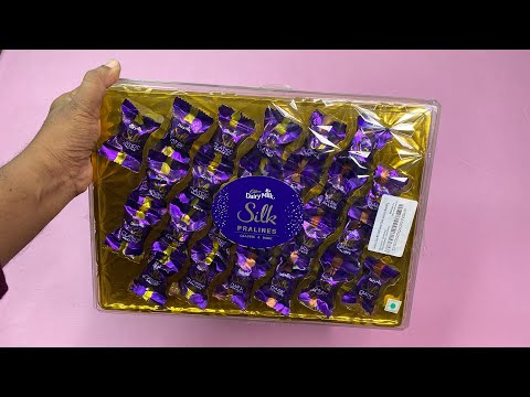 Latest Luxurious premium Cadbury Dairy Milk Silk Pralines unboxing