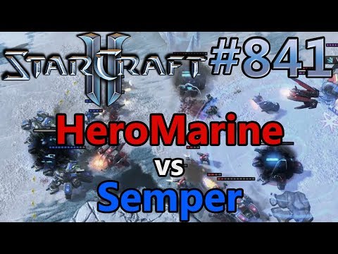 StarCraft 2 - Replay-Cast #841 - HeroMarine (T) vs Semper (T) - WCS Montreal [German]