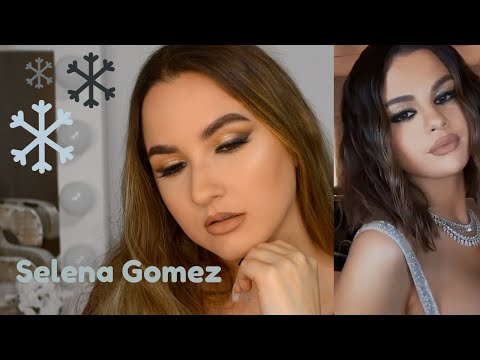 GRWM Selena Gomez AMAS Makeup Look | Christmas makeup