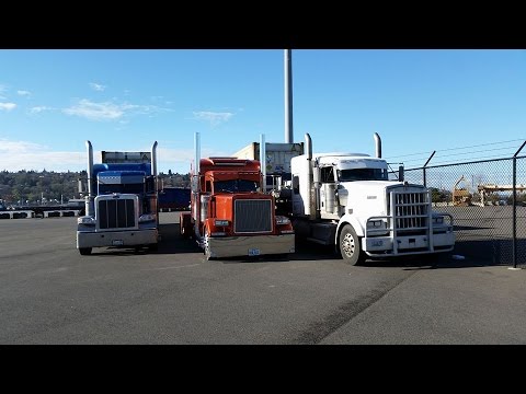 Дальнобой Америка. Обзор тяжеловесов. 2009 Kenworth w900. 2010 Peterbilt 389. 2005 Kenworth w900