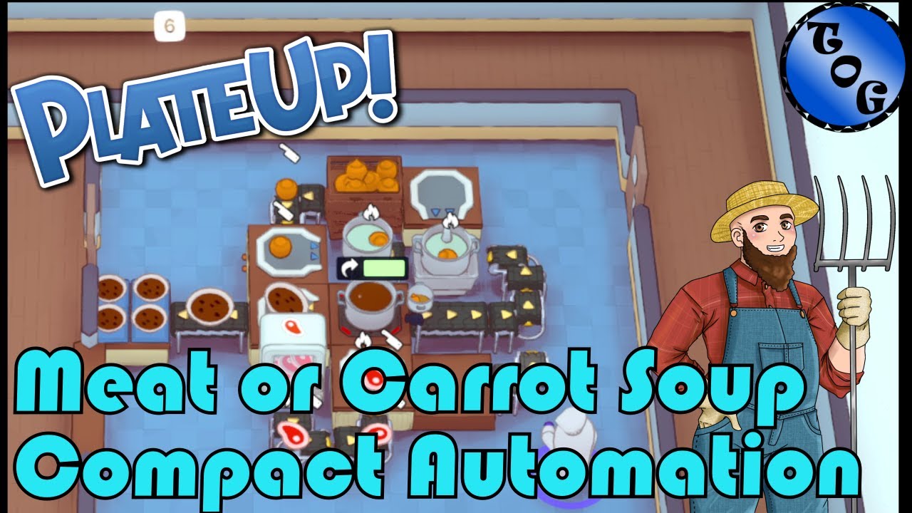PlateUp! I Meat or Carrot SOUP - COMPACT Automation! I Halloween Update I Tutorial