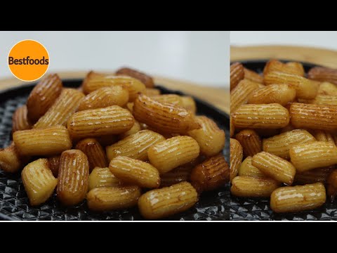Tulumba│Turkish Tulumba Recipe│How To Make Tulumba│Mini Churros│Tulumba Dessert│Turkish Sweet Recipe