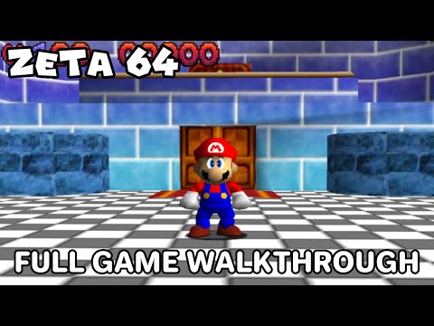 Zeta 64 (Super Mario 64 ROM Hack) - Full Game Walkthrough
