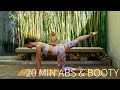 20 MIN ABS & BOOTY WORKOUT | At-Home Pilates (No Equipment)