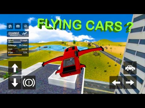 FLYING CARS IN 2020 GAME : Flying Car Transport Simulator GamePlay Walkthrough | Ios Andoird Games