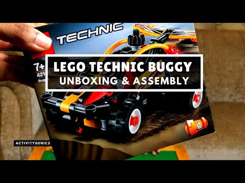 Super Easy Guide Of Building Up LEGO TECHNIC 42101 Buggy Set - Unboxing And Assembly Video