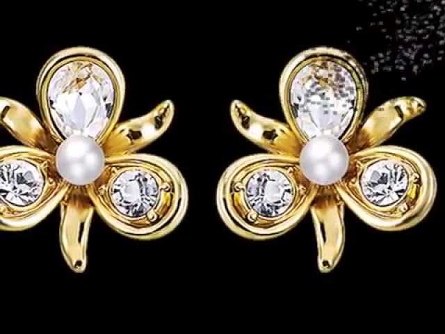 Vídeo relacionado con Swarovski Pendientes Bella V, Cada Pendiente Bañado en Rodio y con un Cristal de Talla Redonda en Rosa, Pendientes de la Colección Bella, Talla redonda, Rosas, Baño de Rodio