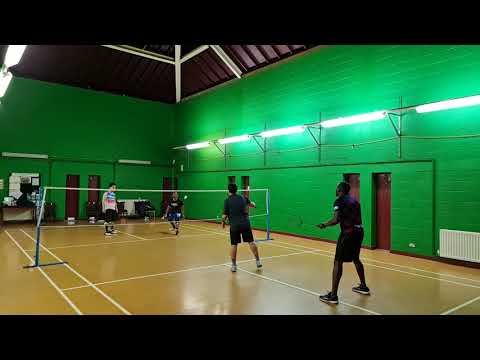 Badmiton 3.6.21: Appan & Viet v Saji & Raph 1