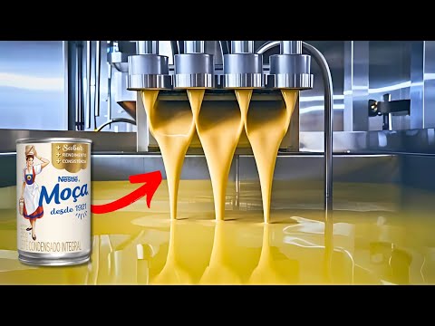 How CONDENSED MILK is made - Industrial Process