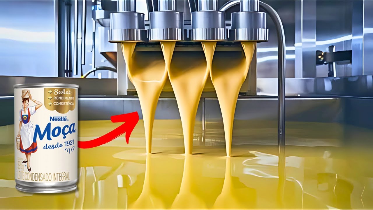 How CONDENSED MILK is made - Industrial Process