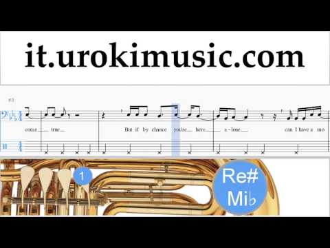Corso di Tuba Adele - When We Were Young Tablature Tab Parte#2 um-i276