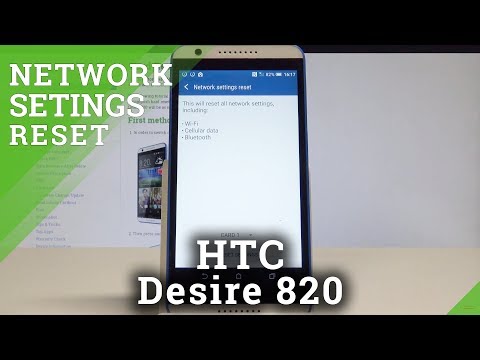 How to Reset Network Settings on HTC Desire 820 - Restore Default Network