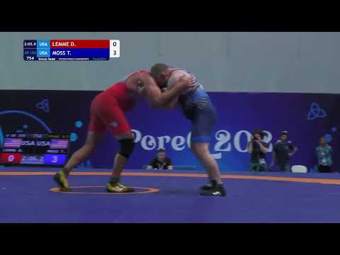 Domenico LEMME USA vs  Todd Jeffrey MOSS USA   VETERAN WORLD CHAMPIONSHIPS 2024   Bronze Medal   GR