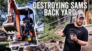 EPIC Back Yard Transformation - Pt. 1 Demolition