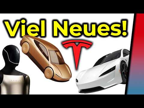 Tesla: Neue Infos zu Cybercab, Optimus Bot, Roadster, Elon Musk & mehr (Tesla Anlegertreffen)