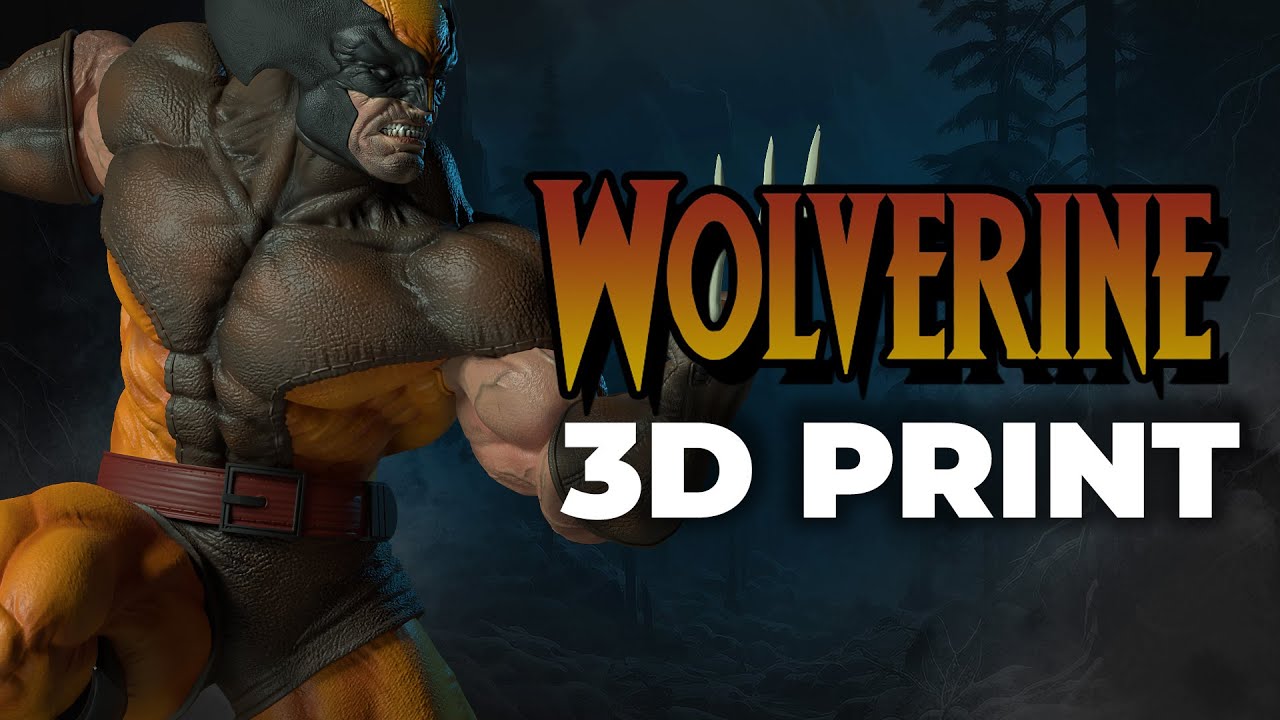 WOLVERINE 3D Printed