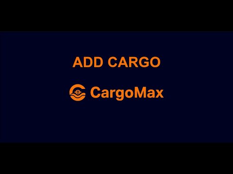 Add Cargo to the Voyage