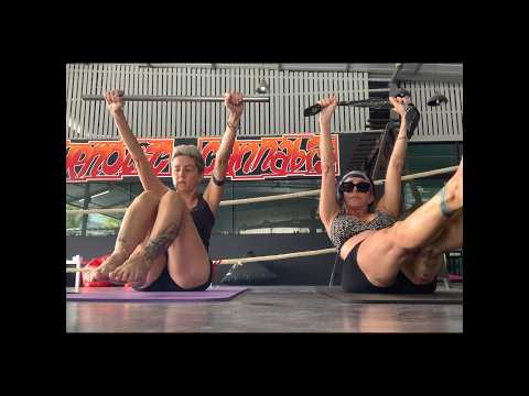 Pole Dancer | Pole Fitness | 56+ Can Still Rock A Pole | Ab Workout | Good Vibes Thailand  👯‍♀️💪