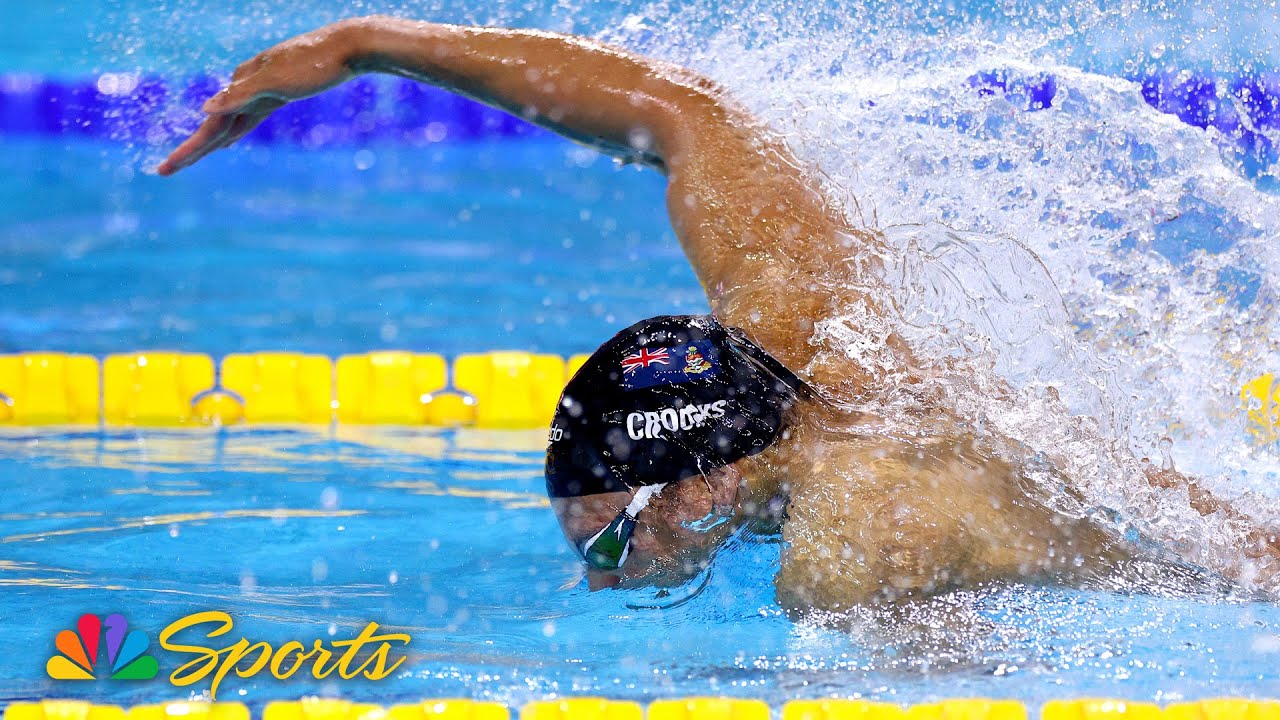 Jordan Crooks swims to sub-20 second world record in men's 50m freestyle semifinal | NBC Sports