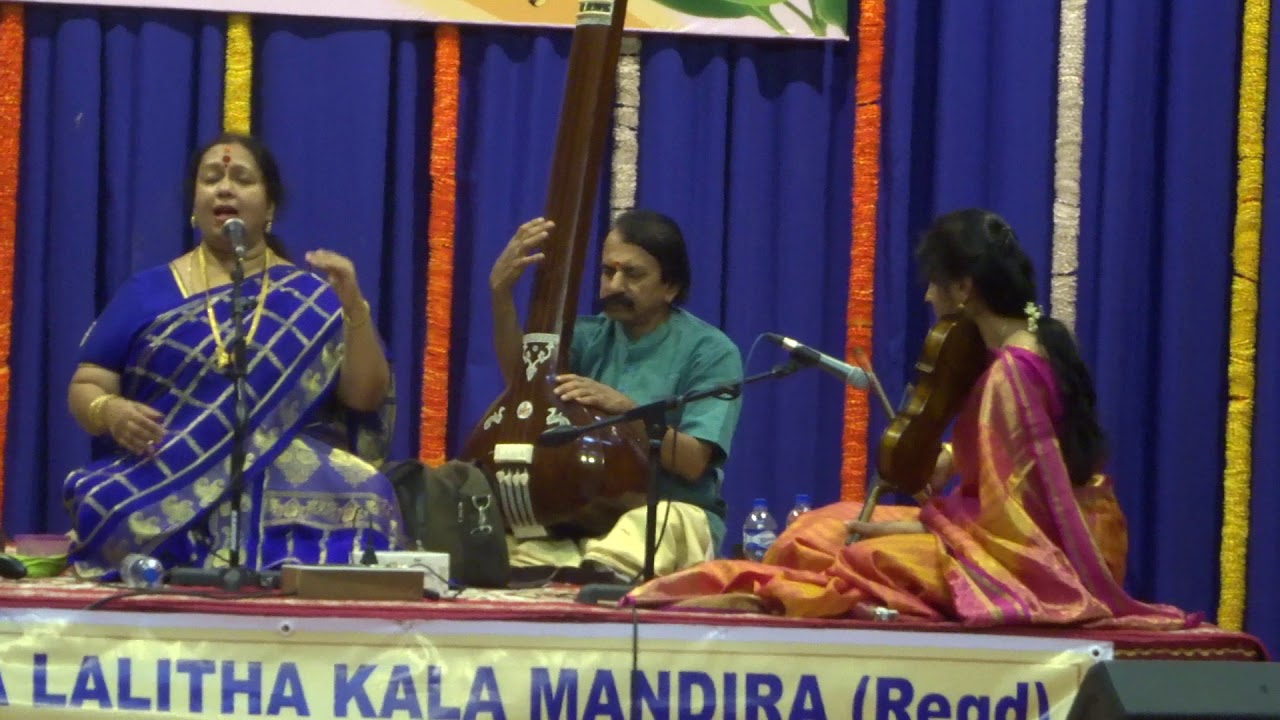 Kalavathi Avadhoot performing for Sri Rama Lalitha Kala Mandira Bangalore