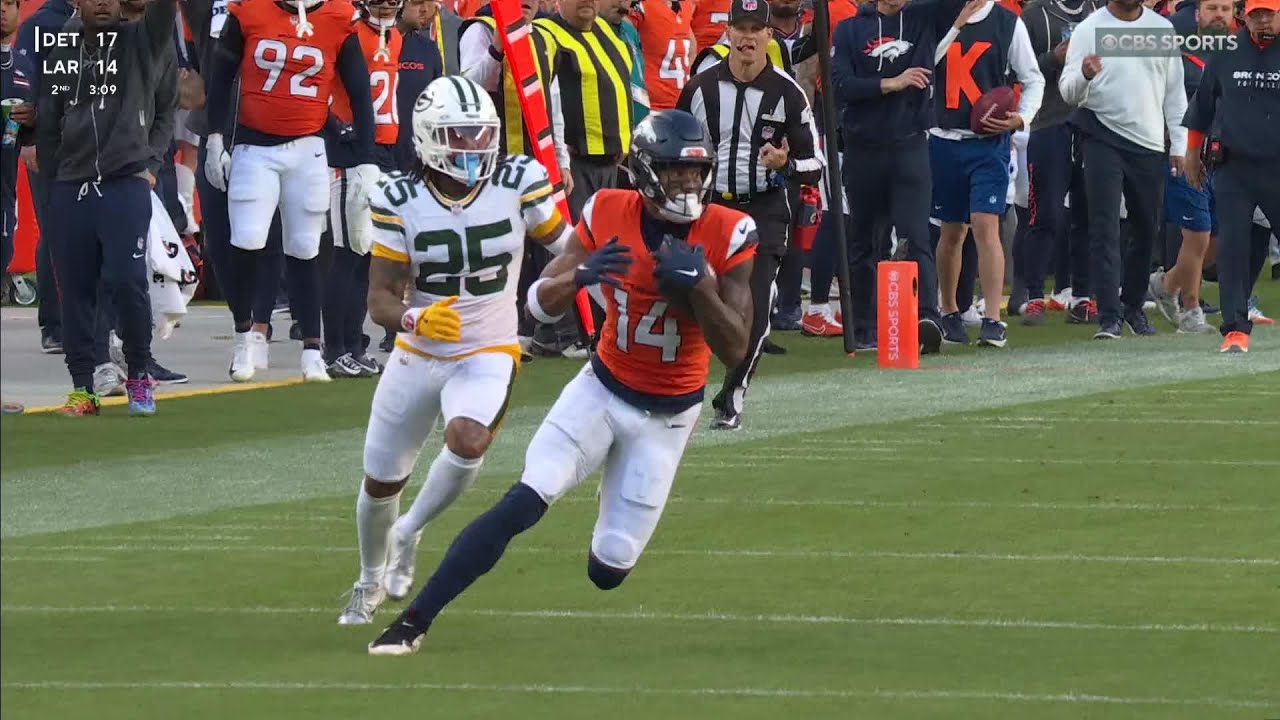 Nix is dealing on a Broncos' TD drive