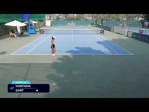 Mai Hontama vs Harriet Dart | W100 Dubai 2025 | 1st Round