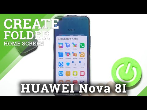 How to Create Folders on HUAWEI Nova 8i Home Screen – Organize Apps