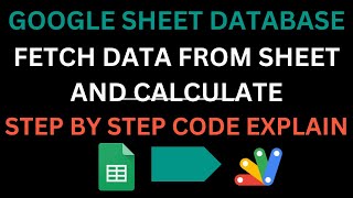 R17 | How to Fetch Data from Google Sheet | Fully explained