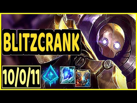 BLITZCRANK VS LEE SIN - 10/0/11 KDA SUPPORT GAMEPLAY
