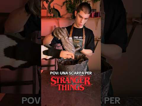 Creo Una Scarpa Per STRANGER THINGS🩸 #strangerthings #vecna #customshoes