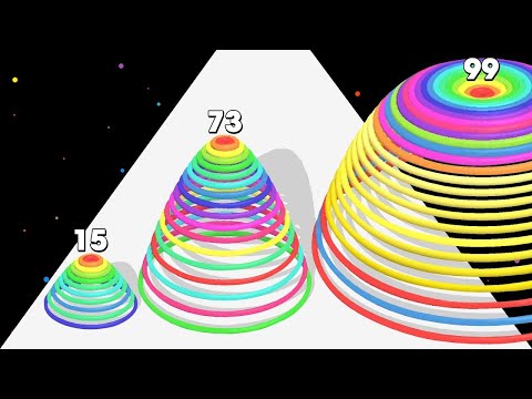 CIRCLE UP 3D - ASMR Gameplay (Level Up Layer Runner)