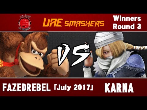 SSB4 Jul 2017: Fazed Rebel (DK) vs FX | Karna (Sheik) - WR3