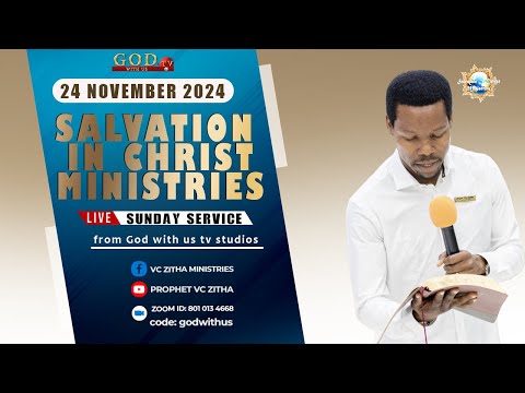 SUNDAY LIVE SERVICE WITH PROPHET V.C ZITHA  - 24 NOVEMBER 2024