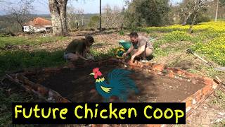 Starting the chicken coop on our homestead