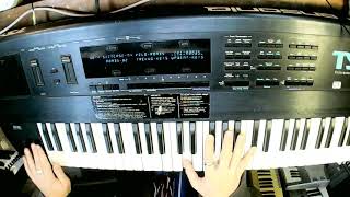 Video thumbnail for Ensoniq TS 10 (sound demonstration) by Keyboards - review - repair
