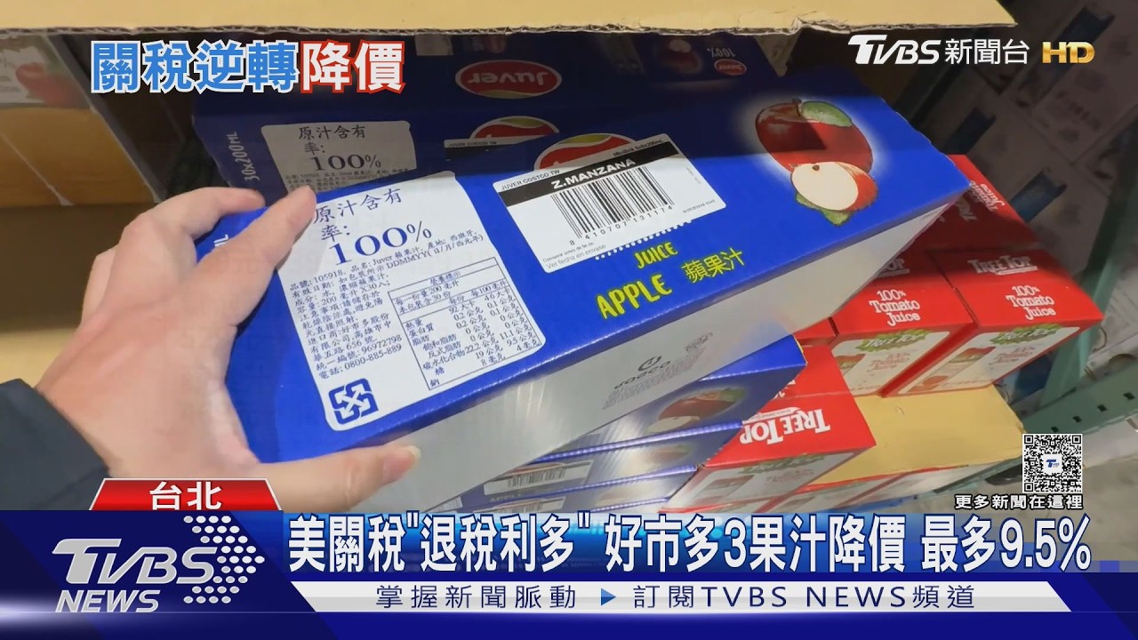 影音/好市多降價了!進口果汁最高省9.5% 再推「免費體驗券」非會員也能進
