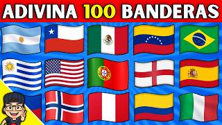 Adivina 100 BANDERAS😀🎶En 3 SEGUNDOS😱Adivina El PAÍS Por Su BANDERA🌎Mexico💚Argentina💙Latinoamérica🌎