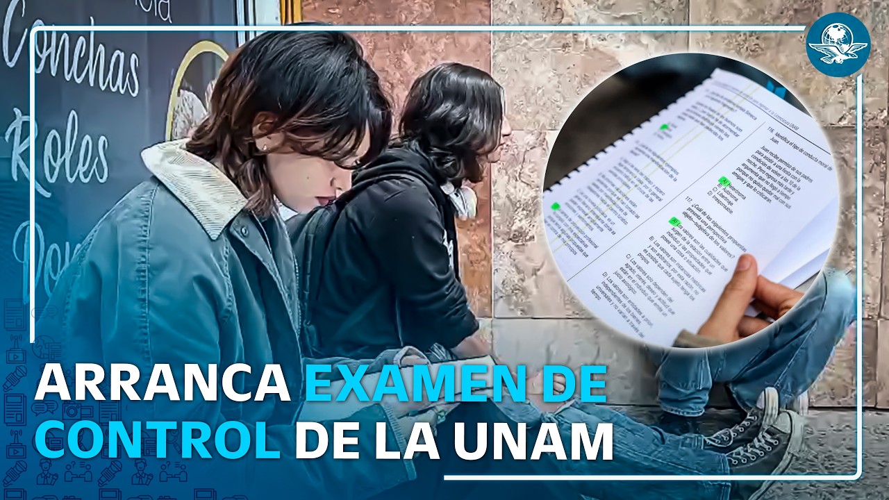 Con guías, aspirantes a la UNAM repasan y estudian previo al examen de control en León
