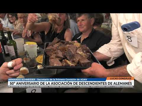 Lucas Gonzalez - Emotivos festejos por los 50 años de la Asociación de Descendientes de Alemanes