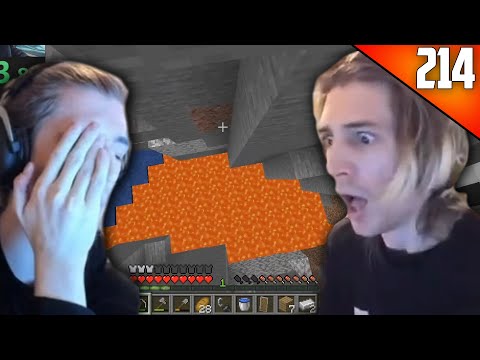 xQc - NEVER DIG DOWN IN MINECRAFT - xQcOW Stream Highlights #214 | xQcOW