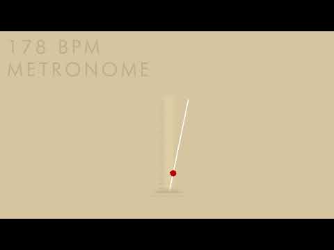 178 BPM Metronome - 1 Hour Metronome 178 BPM