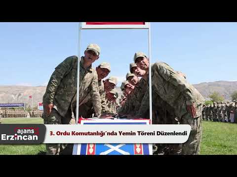 3. Ordu Komutanlığı’nda Yemin Töreni Düzenlendi