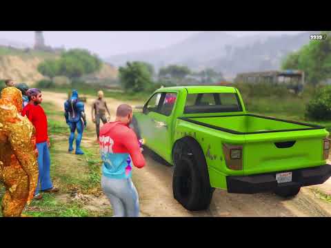 Hide And Seek With Rope Hero Tipson Granny & Franklin In Gta 5 | Rope Hero Vice Town
