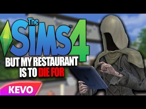 Sims 4 but my restaurant is to die for