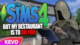 Sims 4 but my restaurant is to die for