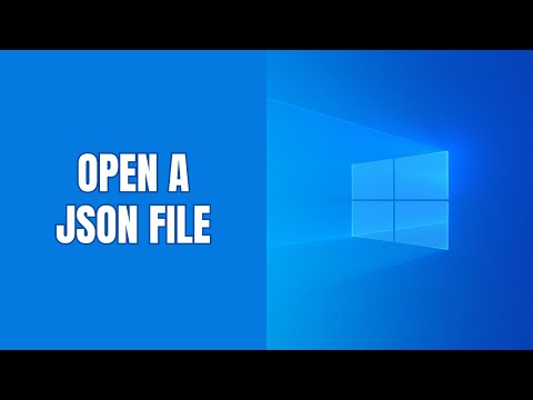 How to open a JSON file on Windows 10 and 11 (step by step)