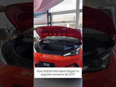 NOVO DOLPHIN MINI VAI CONVIVER COM O COMPACTO NACIONAL. #byd #automobile